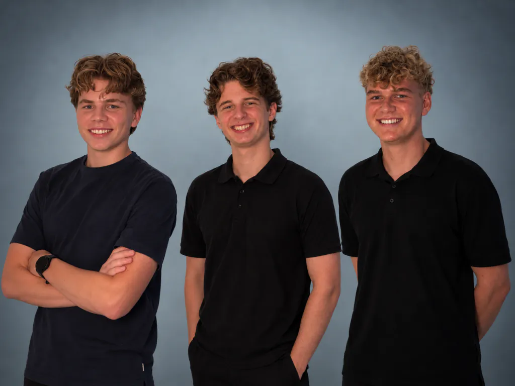 Die drei Gründer von screenflow: Moritz Benninghaus, Martin König und Leo Betz.